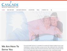 Tablet Screenshot of cascadehealthservices.org